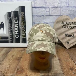Old Tejas Trucker Hat Camouflage Texas Print Embroidered Boot